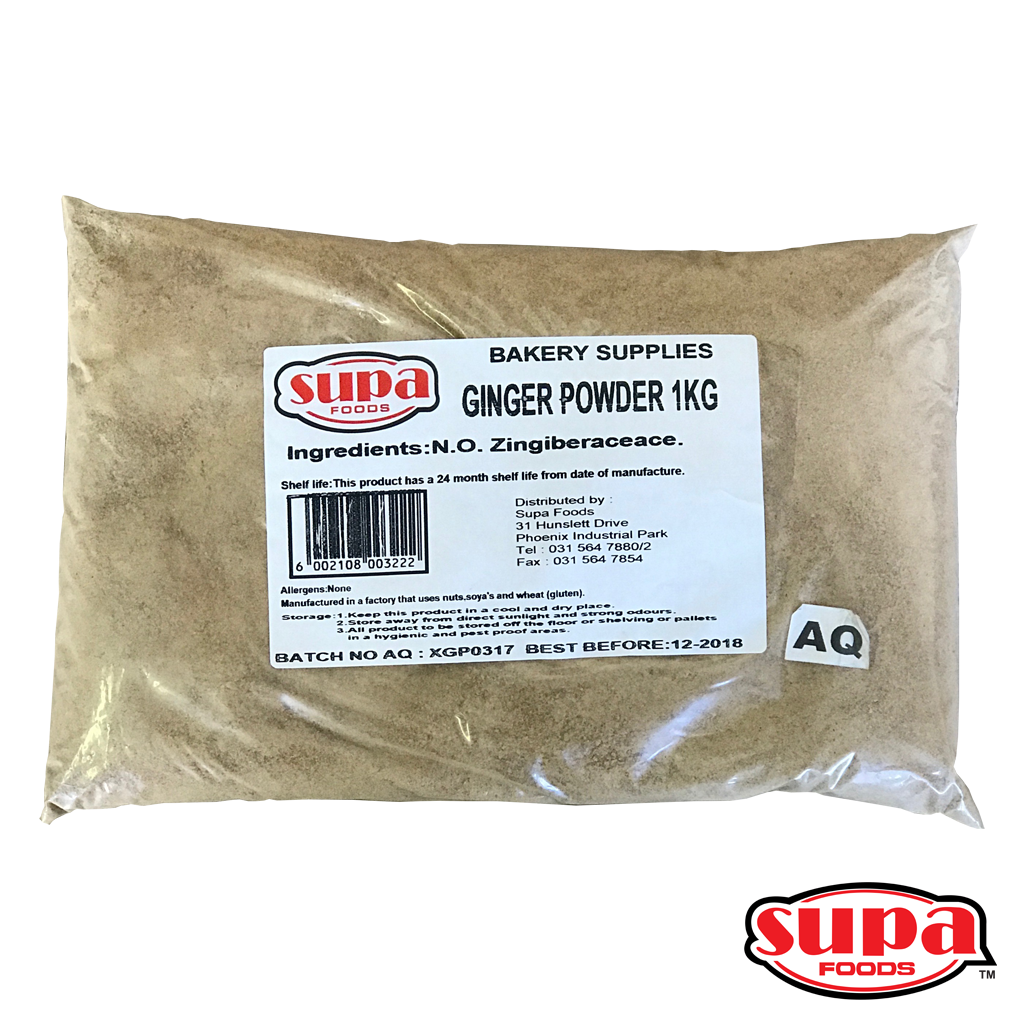 A 1kg bag of ginger powder 